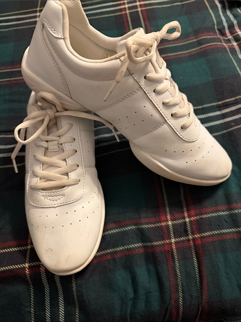 White dance shoes